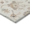 Homeroots 8' Ivory Brown And Coral Round Floral Washable Indoor Outdoor Area Rug 604781 - alternate 7