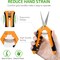 Ipower 6.5 Inch Gardening Pruning Shears Hand Scissors, Orange GLPRNR6OR - alternate 5