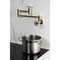 Kingston Brass Wall Mount Pot Filler Faucet, Polished Brass KS8102CG - alternate 4