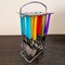 Gibson Home Santoro 20-Piece Stainless Steel Flatware Set with Hanging Rack inAssorted Colors 75095652M - alternate 3