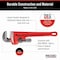 Ridgid 12" Heavy-Duty Straight Pipe Wrench, 2" Pipe Capacity, Red 31015 - alternate 8