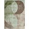 Homeroots 8' X 10' Artichoke Green Brown And Beige Geometric Washable Indoor Outdoor Area Rug 604902 - alternate 6