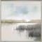 Homeroots Dawn Glow Silver Floater Frame Print Wall Art 525891 - alternate 1