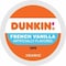 Dunkin K-Cup French Vanilla Coffee, Compatible with Keurig Brewer, Medium, K-Cup, French Vanilla, 4PK 5000363272 - alternate 2