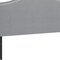 Homeroots Gray Faux Leather Upholstered Arched Queen Headboard With Nail Head Trim 490192 - alternate 4