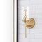 Jonathan Y Juno 13" 1-Light Farmhouse Industrial Metal/Glass Cylinder LED Sconce, Brass Gold/Clear JYL9547B - alternate 5