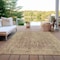 Homeroots 3' X 5' Brown And Beige Abstract Washable Indoor Outdoor Area Rug 616598 - alternate 8