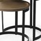 Homeroots Set of Two Brown and Black Solid Wood and Iron Round Nested Tables, 2PK 605367 - alternate 3