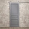 Sartodoors Modern Barn Door 28 x 80 inches, Ego 5012 Painted Grey Oak, 6.6FT Silver Rail Track Heavy Hardware EGO5012BD-S-SEK-28 - alternate 6