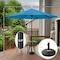 Pure Garden 9-Foot Outdoor Patio Umbrella with Base, Blue 83-OUT5443B - alternate 10