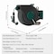 Wrightmaster Retractable 1/2 in. Dia x 100 ft. Wall Mount Garden Air Hose Reel w/ Shaft, 180 Deg Swivel Bracket ZOR-C2-30M12 - alternate 9