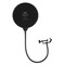 Idance Dual Layer Microphone Pop Filter w/ flexible metal gooseneck support MS1819 - alternate 3