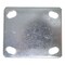 Vestil Rubber Rigid Caster 4 In. Diameter x 2 In. Width 396 Lb. Capacity Black CST-VE-4X2MR-R - alternate 3
