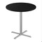 Correll Round Cafe Table, 24 in W, 24 in L, 42 in H, Particleboard Top, Black Granite SXB24R-07-98-09 - alternate 1