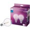 Signify Ultra Definition 40W Equivalent Daylight G25 Medium LED Decorative Light Bulb, 2PK 573337 - alternate 1