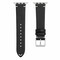Elegani Vintage Oil Leather Band Compatible with Apple Watch 38mm, Black, Yellow Gold Buckle LOT2-BLK-YGD-38 - alternate 1