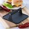 Martha Stewart Martha by 7 Inch Square Pre-Seasoned Cast Iron Grill Press 134691.01 - alternate 2