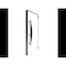 Vdomdoors Front Exterior Prehung Steel Door Ronex1077 Teak 2 Sidelight Exterior Windows Sidelites Entry Metal RONEX1077EXD-OAK-W12+36+12 x H80-LH-I - alternate 5