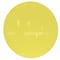 Ghent Coda Low Profile Circular Glassboard, Magnetic, 36'' Diameter, Yellow CDAGM36YW - alternate 1
