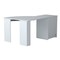Homeroots 59" White Corner Computer Desk With Two Drawers 249807 - alternate 5