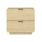 Manhattan Comfort Chrystie 26in Nightstand in Natural (2-Drawer) NS016-NA - alternate 7