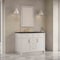 James Martin Vanities Bellshire 48" Single Vanity, Bright White w/ 3 CM Parisien Bleu Silestone Top 660-V48-BW-3PBL - alternate 4