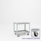 Pucel Slat Top Cart, 24 in W x 33 in H x 36 in D, Gray S-36-DT-2-P - alternate 1