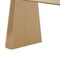 Homeroots 79" Natural Solid Wood Double Pedestal Base Oval Dining Table 721100 - alternate 4