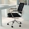 Martha Stewart Piper Upholstered Office Chair in Black/Polished Nickel CH-220921-2-BK-MS - alternate 7