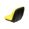 Uni Pro 125 Bucket Seat, Fits John Deere Gators & Mowers, Yellow Vinyl 7927 - alternate 5