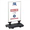 M&T Displays 30x40 Inch Poster Sign Holder Aluminum WindPro Lite Silver Sidewalk Sign, Weather & Wind Resistant USWPL10N34x2000 - alternate 1