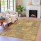 Homeroots 3' X 5' Khaki Beige And Wheat Abstract Washable Indoor Outdoor Area Rug 630777 - alternate 6