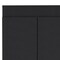 Homeroots 67in Black Wood Pantry Or Storage Closet 546397 - alternate 2