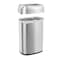 Hls Commercial 13 gal Oval Trash Can, Silver, Open Top, Stainless Steel, 11.5 in HLS13STV - alternate 6