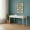 Homeroots 60" White Wood Computer Desk 640685 - alternate 3