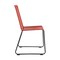 Homeroots Set of Two 23" Red Metal Outdoor Dining Chair, 2PK 490271 - alternate 4