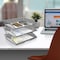 Acrimet Facility 3 Tier Letter Tray Side Load Letter Size A4 Desktop File Organizer Plastic Smoke 255.1 - alternate 6