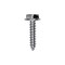 Auveco 6 x 5/8in Slotted Hex Washer Head Tapping Screw Zinc, 100PK 3369 - alternate 1