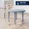 Flash Furniture 5 PC Plastic Activity Table and 4 Chairs Set, 10.5 in Seat Height-Dusty Blue YU-YCX-0073-2-ROUND-TBL-DSTYBL-E-GG - alternate 6