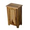 Homeroots 24" Brown Solid Wood Laundry Hamper With Lid 383587 - alternate 9
