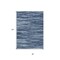 Homeroots 8' X 10' Blue And Navy Blue Abstract Washable Indoor Outdoor Area Rug 613082 - alternate 7