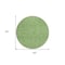 Homeroots 8' Green And Ivory Round Geometric Washable Indoor Outdoor Area Rug 602367 - alternate 8