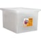 Lorell Stacking File Box with Lid, Plastic, 14.2" x 18" x 10.8", Clear, 2ct LLR68925CT - alternate 2