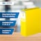 Davis Group Premium Economy, Angle D Ring, Binder, (Yellow, 3"), PK6 2305-05-06 - alternate 5