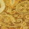 Homeroots 5' X 8' Terra Cotta Brown And Gold Floral Medallion Washable Indoor Outdoor Area Rug 603204 - alternate 5