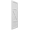 Ekena Millwork True Fit PVC Center X-Board Farmhouse Fixed Mount Shutters, White , 12W x 42H, PR TFP107FH12X042WH - alternate 10