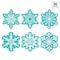 Creative Teaching Press Snowflakes, 6'', Designer Cut-Outs, 36-Piece Set, 3PK 10595 - alternate 4