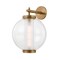 Troy Lighting Marco 1 Light Exterior Wall Sconce, Patina Brass, 13 In x 18.25 In B6218-PBR - alternate 1