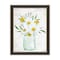 Homeroots Floral Bouquet Black Framed Print Wall Art 530050 - alternate 1