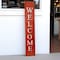 Homeroots 5in Rustic Red And White Front Porch Welcome Sign 384915 - alternate 3